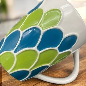 Starbucks Mermaid blue and green scales